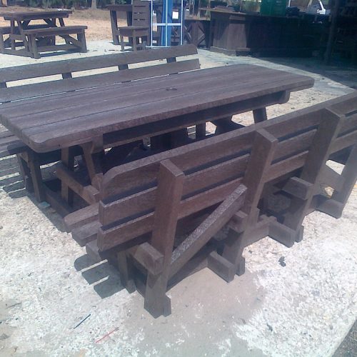 Picnic Table – Classic with Backrests 1.9m (8 Seater)