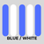 Blue/White